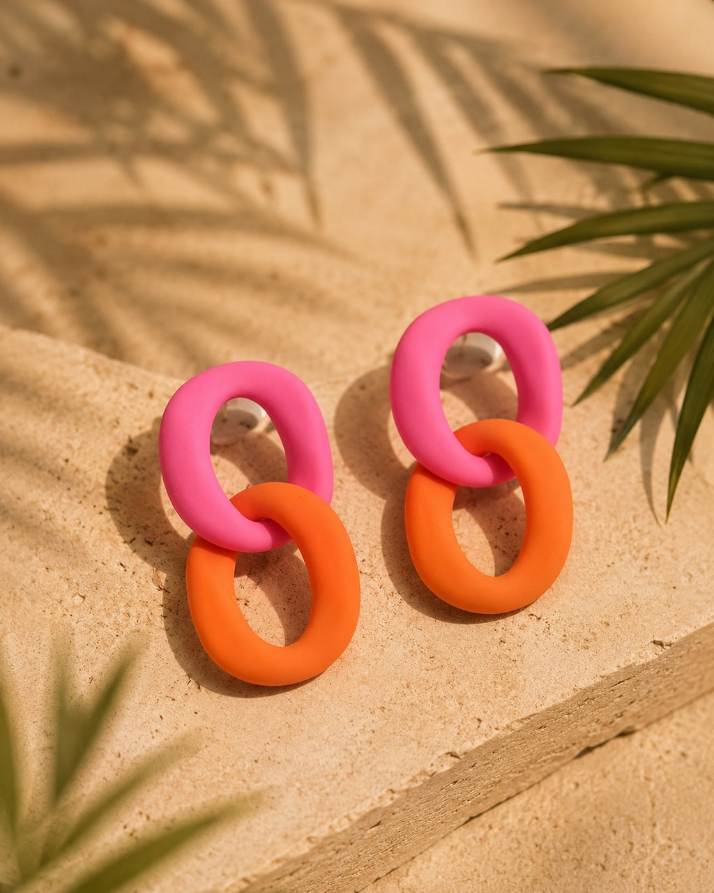 GOLDEN HOUR LINK EARRINGS