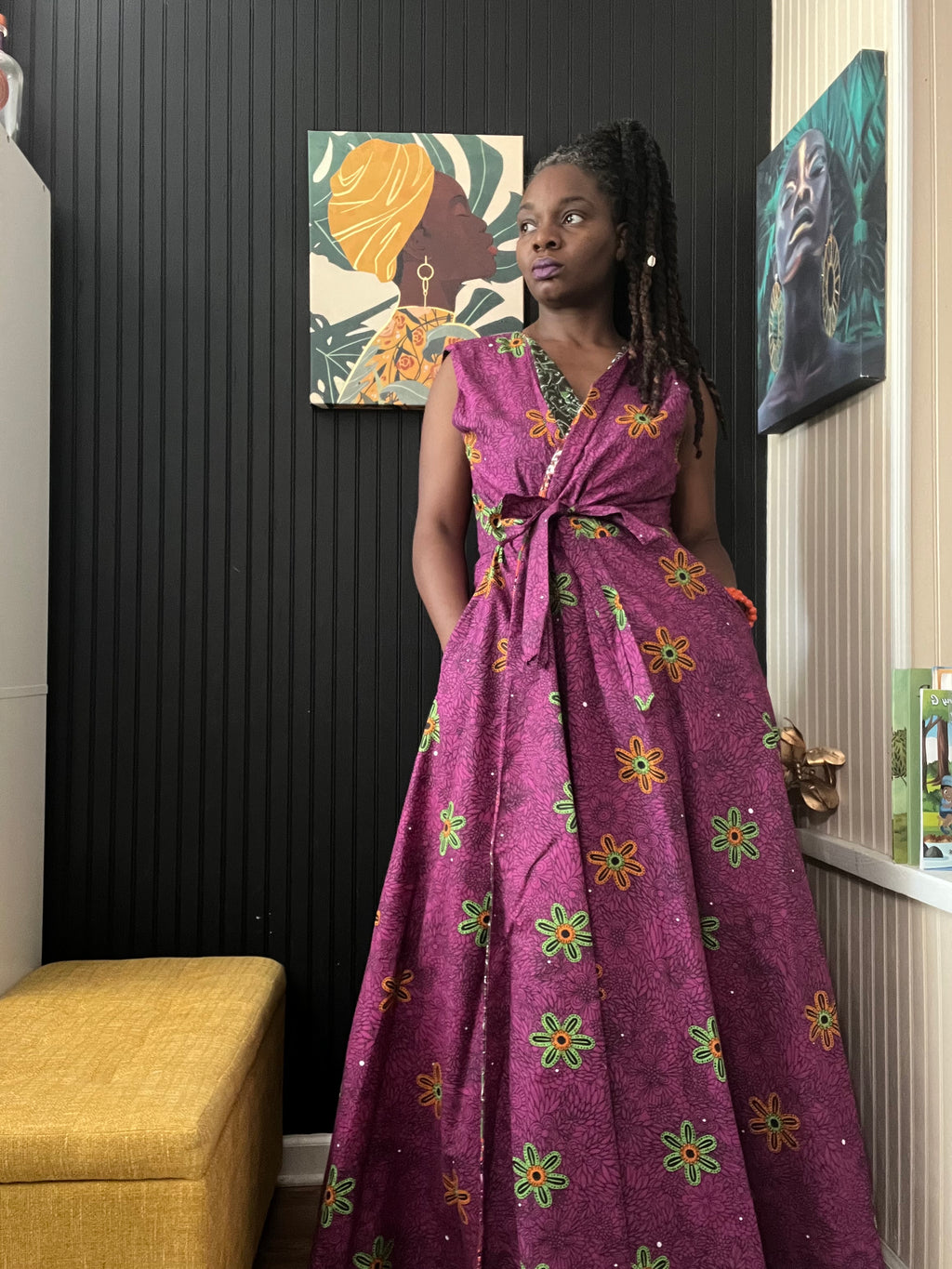 Nori Reversible Wrap Dress
