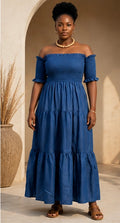 THE CHAMBRAY MAXI DRESS