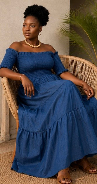 THE CHAMBRAY MAXI DRESS