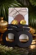Aria Wood Earrings