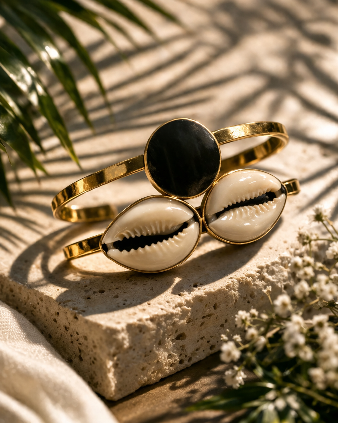 Ayana Cowrie Cuff