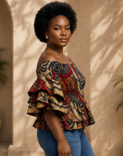 ZIMI DOUBLE LAYER PEPLUM