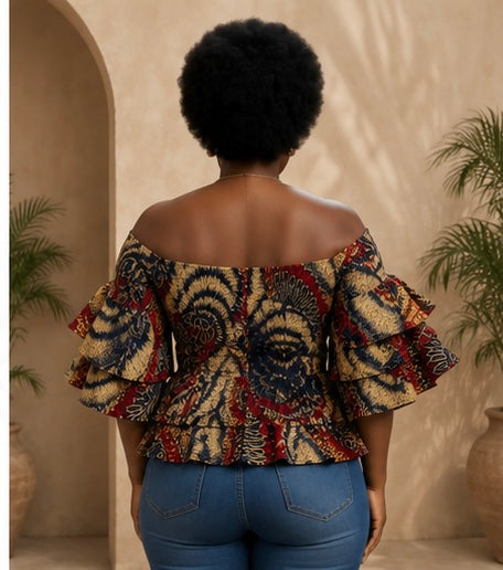 ZIMI DOUBLE LAYER PEPLUM