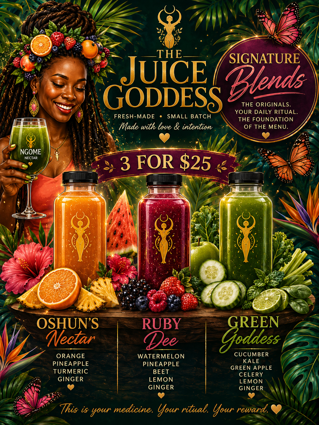 Juice Goddess Signature Juices
