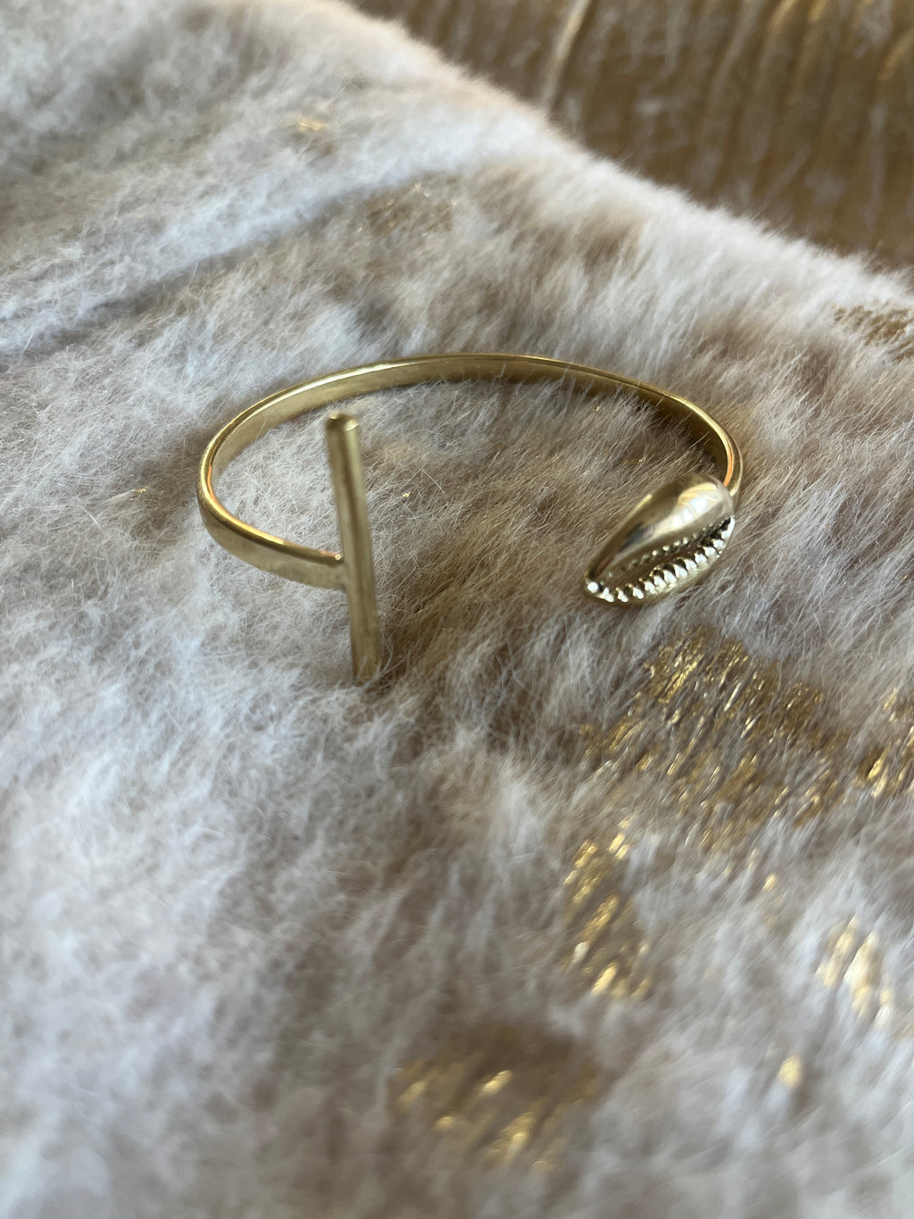 Auset Cowrie Bangle