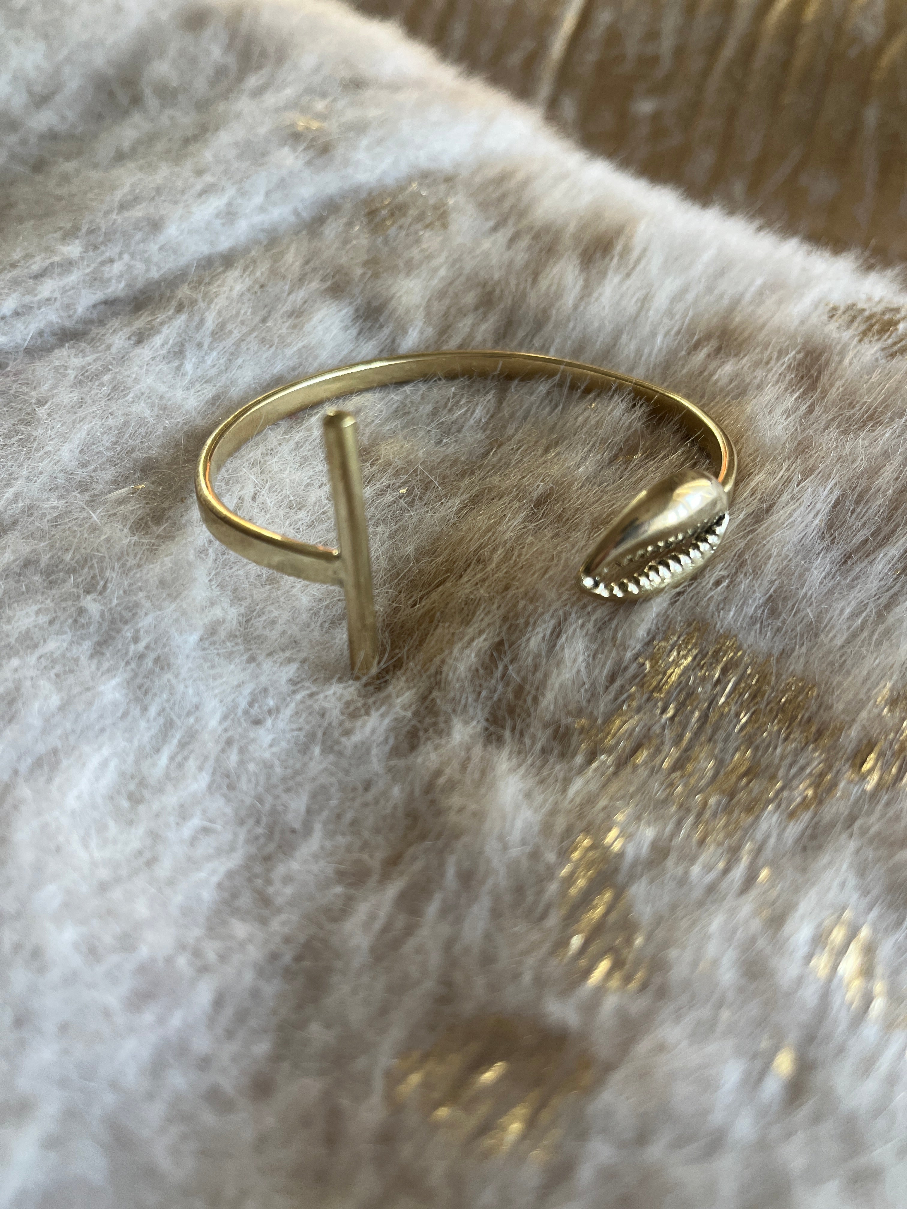Auset Cowrie Bangle