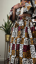 Katara Kuba Print 2 Piece Set