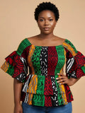 FESTIVAL DOUBLE LAYER PEPLUM