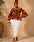 SEA ISLAND SUNSET PEPLUM