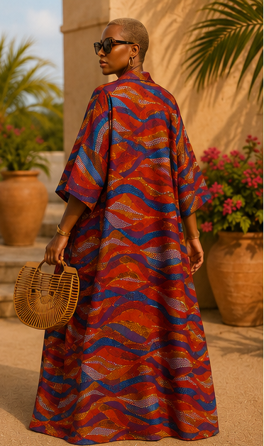 SEA ISLAND SUNSET KIMONO